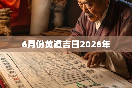 6月份黄道吉日2026年