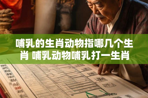 哺乳的生肖动物指哪几个生肖 哺乳动物哺乳打一生肖 哺乳的生肖动物指哪几个生肖 哺乳动物哺乳打一生肖