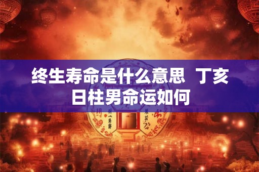 终生寿命是什么意思  丁亥日柱男命运如何