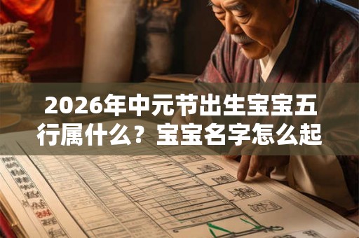 2026年中元节出生宝宝五行属什么？宝宝名字怎么起？