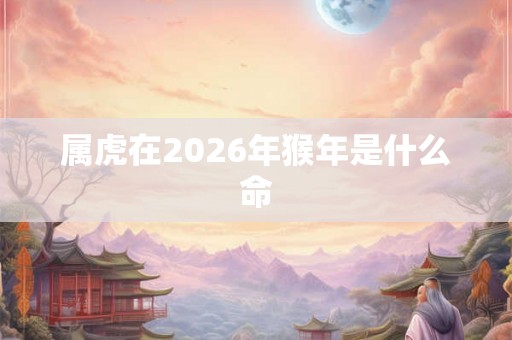属虎在2026年猴年是什么命