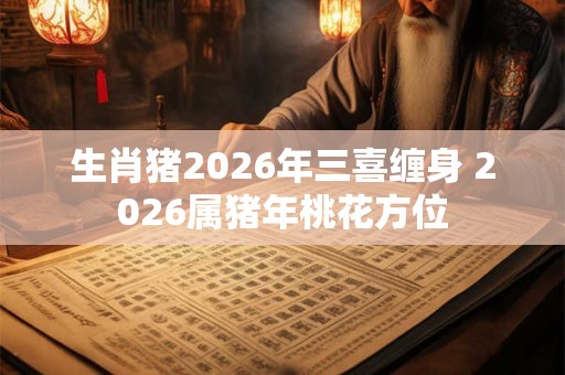 生肖猪2026年三喜缠身 2026属猪年桃花方位 生肖猪2026年三喜缠身 2026属猪年桃花方位