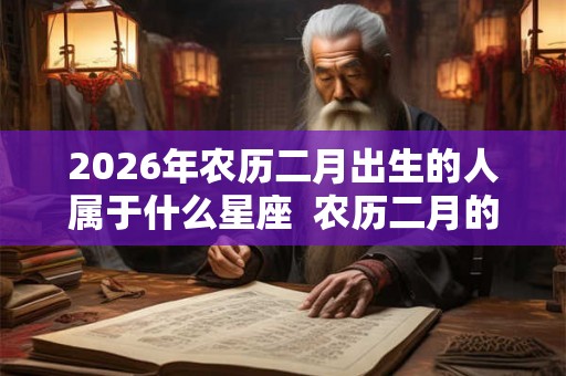 2026年农历二月出生的人属于什么星座  农历二月的星座有哪些