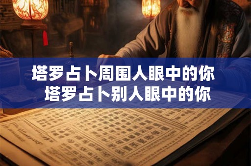 塔罗占卜周围人眼中的你  塔罗占卜别人眼中的你