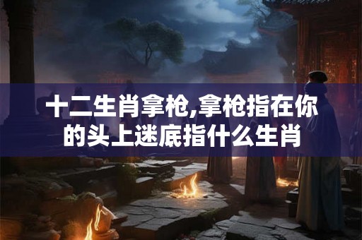 十二生肖拿枪,拿枪指在你的头上迷底指什么生肖