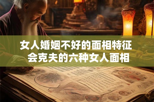 女人婚姻不好的面相特征  会克夫的六种女人面相