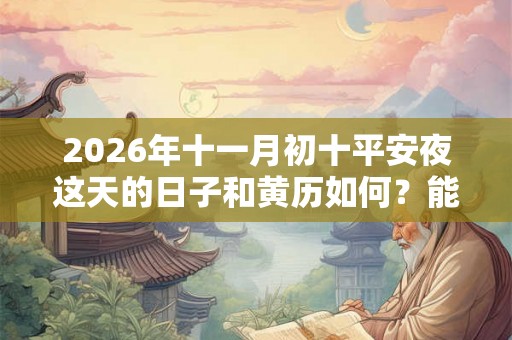 2026年十一月初十平安夜这天的日子和黄历如何？能出殡行丧吗？