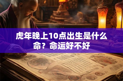 虎年晚上10点出生是什么命？命运好不好