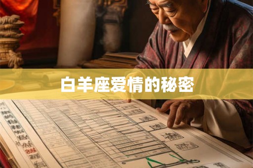 白羊座爱情的秘密