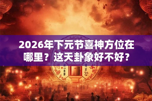 2026年下元节喜神方位在哪里？这天卦象好不好？