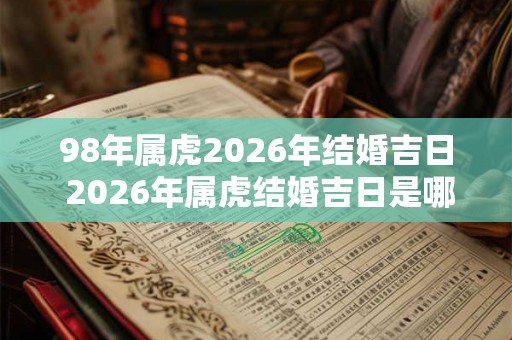 98年属虎2026年结婚吉日 2026年属虎结婚吉日是哪天 98年属虎2026年结婚吉日 2026年属虎结婚吉日是哪天