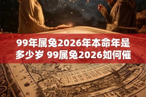 99年属兔2026年本命年是多少岁 99属兔2026如何催旺运势