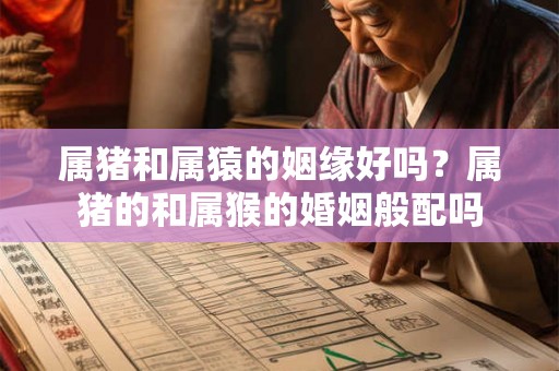 属猪和属猿的姻缘好吗？属猪的和属猴的婚姻般配吗