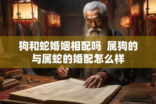 狗和蛇婚姻相配吗  属狗的与属蛇的婚配怎么样