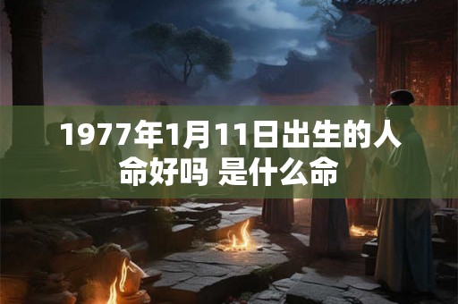 1977年1月11日出生的人命好吗 是什么命