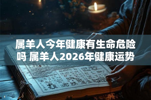 属羊人今年健康有生命危险吗 属羊人2026年健康运势怎么样 属羊人今年健康有生命危险吗 属羊人2026年健康运势怎么样