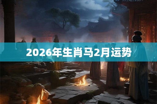 2026年生肖马2月运势