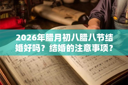 2026年腊月初八腊八节结婚好吗?结婚的注意事项? 2026年腊月初八腊八节结婚好吗?结婚的注意事项?