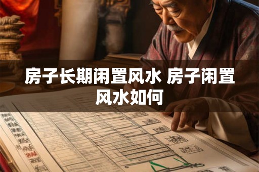 房子长期闲置风水 房子闲置风水如何