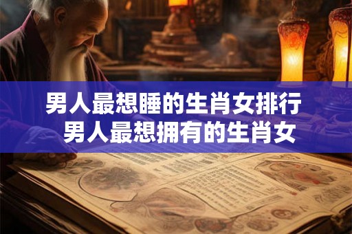 男人最想睡的生肖女排行 男人最想拥有的生肖女 男人最想睡的生肖女排行 男人最想拥有的生肖女