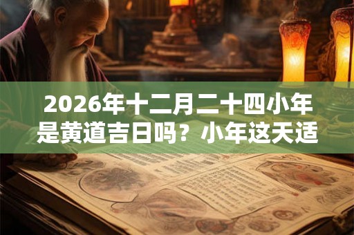 2026年十二月二十四小年是黄道吉日吗？小年这天适合签约吗？