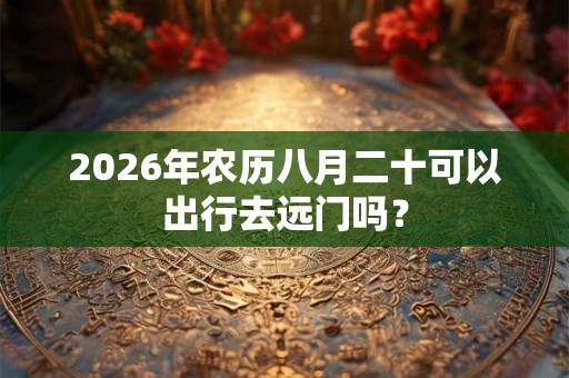 2026年农历八月二十可以出行去远门吗？