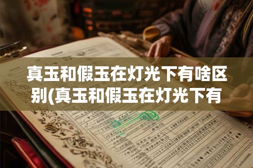 真玉和假玉在灯光下有啥区别(真玉和假玉在灯光下有何不同？)