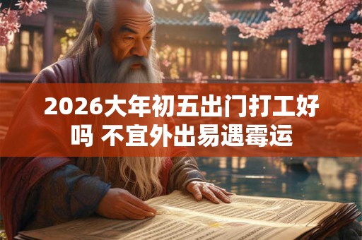 2026大年初五出门打工好吗 不宜外出易遇霉运