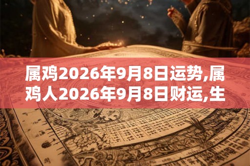 属鸡2026年9月8日运势,属鸡人2026年9月8日财运,生肖鸡2026年9月8日运势