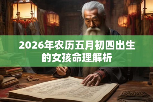 2026年农历五月初四出生的女孩命理解析 2026年农历五月初四出生的女孩命理解析