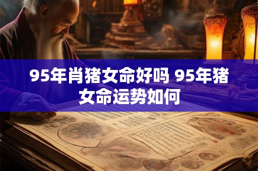 95年肖猪女命好吗 95年猪女命运势如何