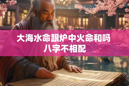 大海水命跟炉中火命和吗 八字不相配 大海水命跟炉中火命和吗 八字不相配