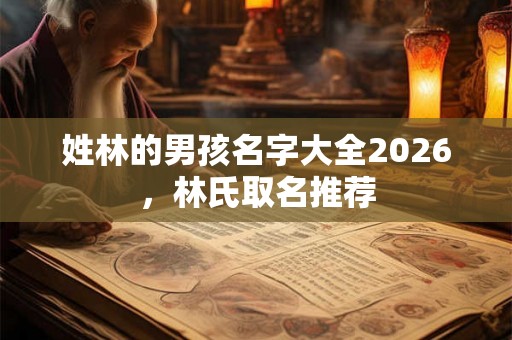 姓林的男孩名字大全2026，林氏取名推荐