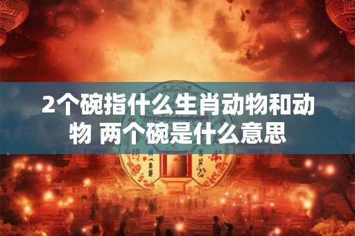 2个碗指什么生肖动物和动物 两个碗是什么意思