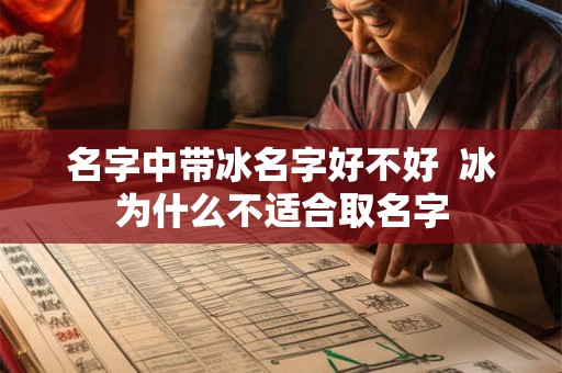 名字中带冰名字好不好 冰为什么不适合取名字 名字中带冰名字好不好 冰为什么不适合取名字