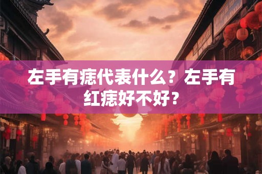 左手有痣代表什么？左手有红痣好不好？