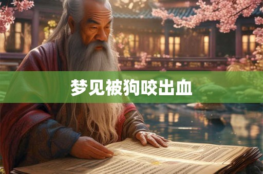 梦见被狗咬出血 梦见被狗咬出血