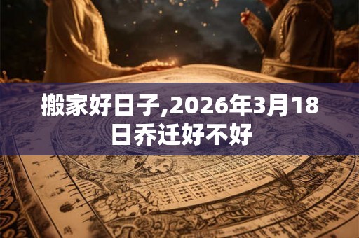 搬家好日子,2026年3月18日乔迁好不好 搬家好日子,2026年3月18日乔迁好不好