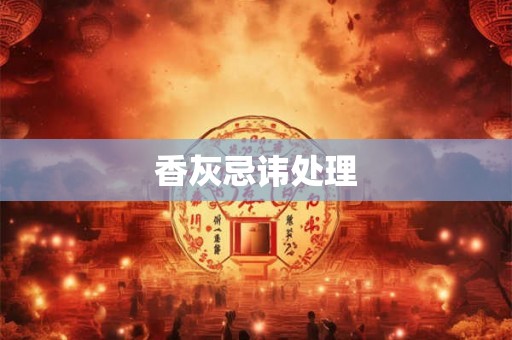 香灰忌讳处理