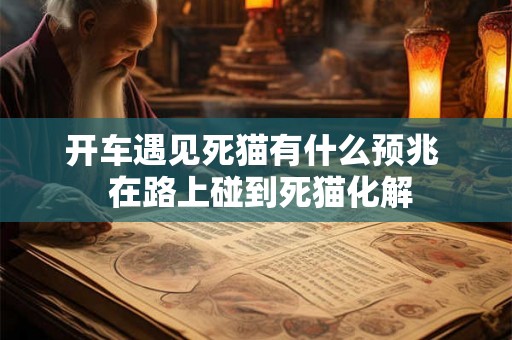 开车遇见死猫有什么预兆  在路上碰到死猫化解