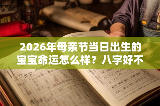 2026年母亲节当日出生的宝宝命运怎么样？八字好不好？