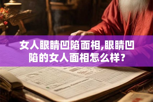 女人眼睛凹陷面相,眼睛凹陷的女人面相怎么样？