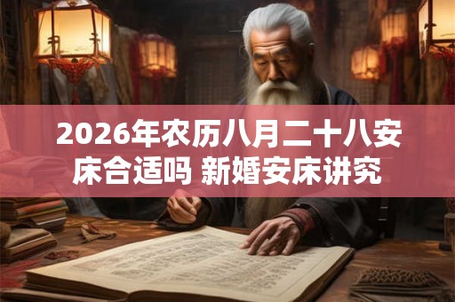 2026年农历八月二十八安床合适吗 新婚安床讲究