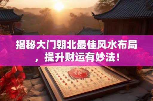 揭秘大门朝北最佳风水布局，提升财运有妙法！