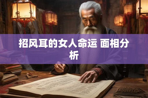 招风耳的女人命运 面相分析
