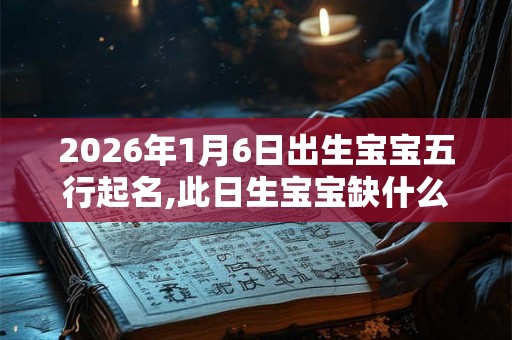 2026年1月6日出生宝宝五行起名,此日生宝宝缺什么五行? 2026年1月6日出生宝宝五行起名,此日生宝宝缺什么五行?