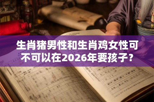 生肖猪男性和生肖鸡女性可不可以在2026年要孩子？
