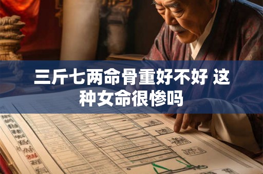 三斤七两命骨重好不好 这种女命很惨吗