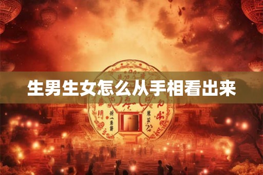 生男生女怎么从手相看出来
