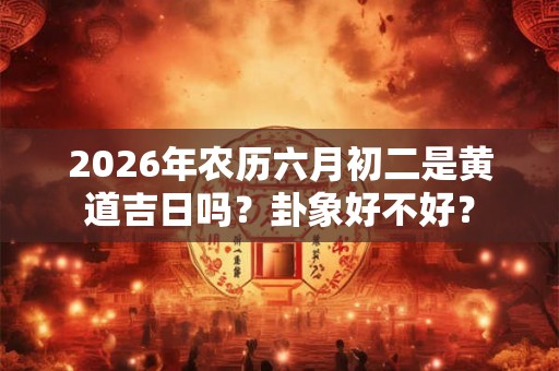 2026年农历六月初二是黄道吉日吗？卦象好不好？